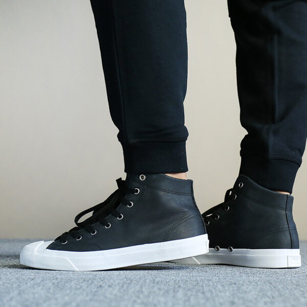 Giày Converse Jack Purcell Mid 'Black White' 157707C - Ảnh 5
