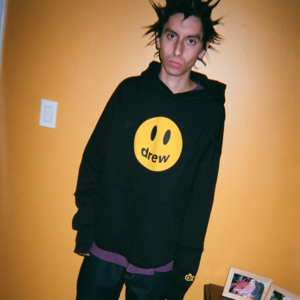 Áo Drew House Deconstructed Mascot Hoodie Black - Ảnh 2