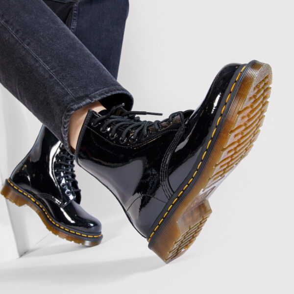 Giày Dr. Martens Wmns 1460 Patent Lamper 'Black' 11821011 - Ảnh 2