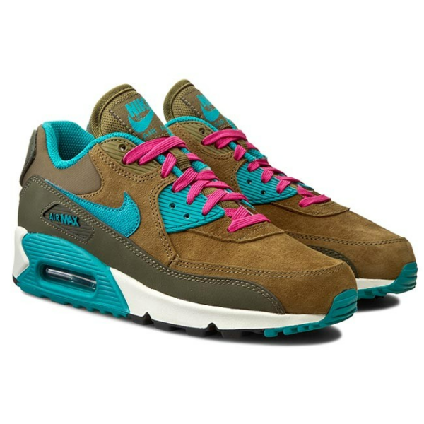 Giày Nike Wmns Air Max 90 Leather 'Dark Loden' 768887-300 - Ảnh 4