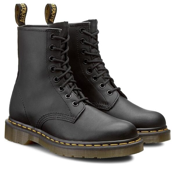 Giày Dr. Martens 1460 Greasy 'Black' 11822003 - Ảnh 4