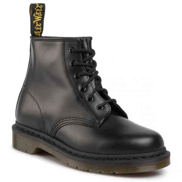 Giày Dr. Martens 101 Black Leather Combat Boots 10064001 - Ảnh 4