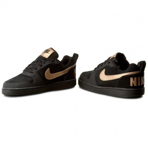 Giày Nike Court Borough Low Black Gold 861533-002 - Ảnh 2