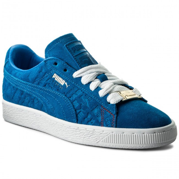Giày Puma Suede Classic Paris Electric Blue 366298-01 - Ảnh 2