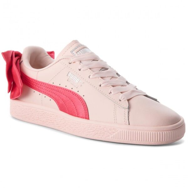 Giày Puma Basket Bow Patent Jr 'Paradise Pink' 367321-02 - Ảnh 4