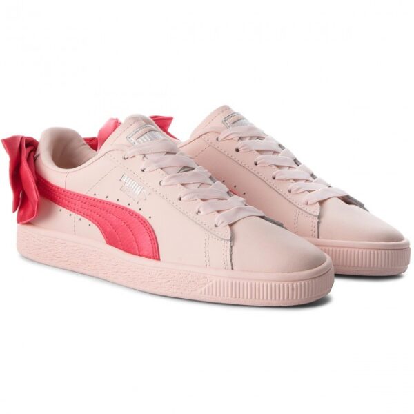 Giày Puma Basket Bow Patent Jr 'Paradise Pink' 367321-02 - Ảnh 2