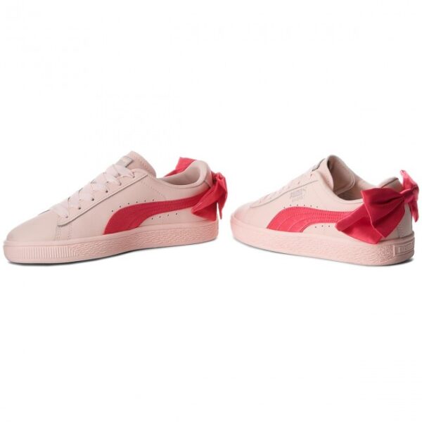 Giày Puma Basket Bow Patent Jr 'Paradise Pink' 367321-02 - Ảnh 3