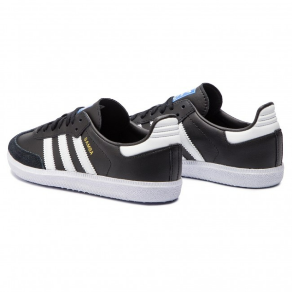 Giày Adidas Samba OG J 'Black White' B37294 - Ảnh 4