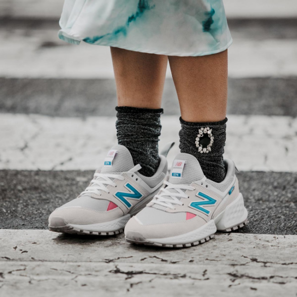 Giày New Balance Wmns 574 Sport Fresh Foam Arctic Fox Ozone 'Blue' WS574PRA - Ảnh 3
