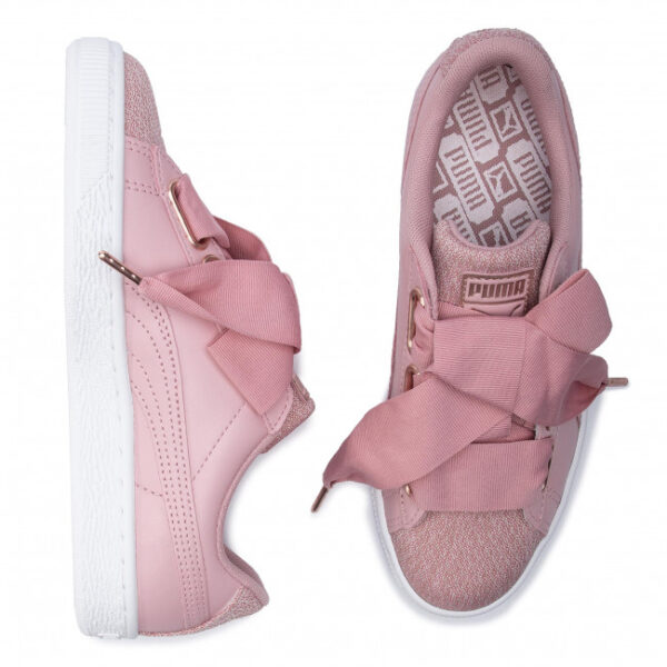 Giày Puma Wmns Basket Heart 'Pink Bubblegum' 369649-01 - Ảnh 5