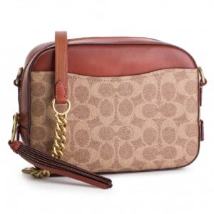 Túi Coach Camera Bag In Signature Canvas 31208 B4 RUST