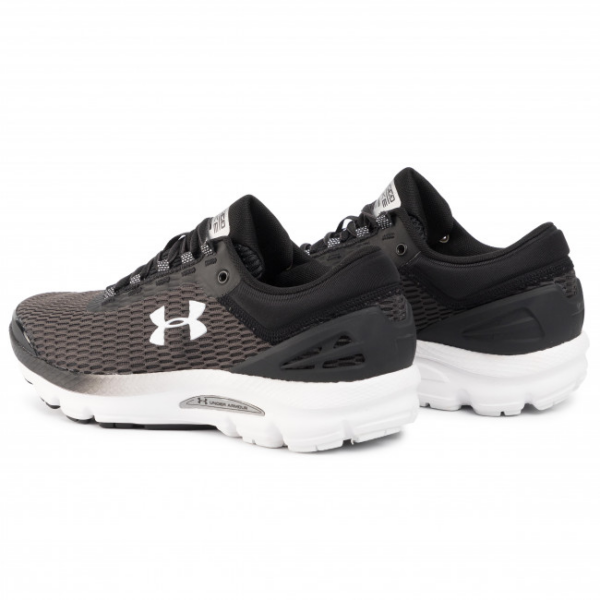 Giày Under Armour Charged Intake 3 Black White 3021229-004 - Ảnh 3