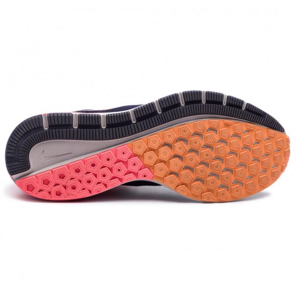 Giày Nike Air Zoom Structure 22 'Blackened Blue Orange' AA1636-400 - Ảnh 5