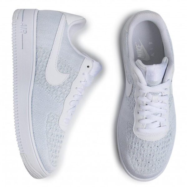 Giày Nike Air Force 1 Flyknit Low 2.0 'Pure Platinum' AV3042-100 - Ảnh 5