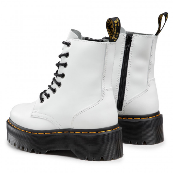 Giày Dr.Martens JADON Polished Smooth White 15265100 - Ảnh 7