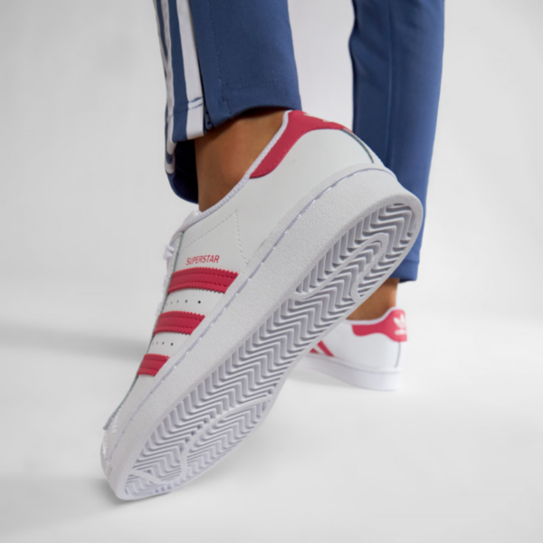 Giày Adidas Originals Superstar 2.0 J 'Black Pink' FW0773 - Ảnh 3