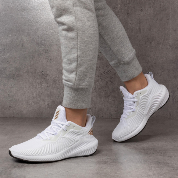 Giày Adidas Wmns Alphabounce+ 3 'White Copper Metallic' EG1386 - Ảnh 4