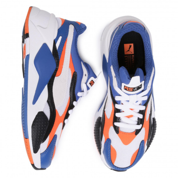 Puma RS-X³ Miracle Orange Blue White 372912-01 - Ảnh 4