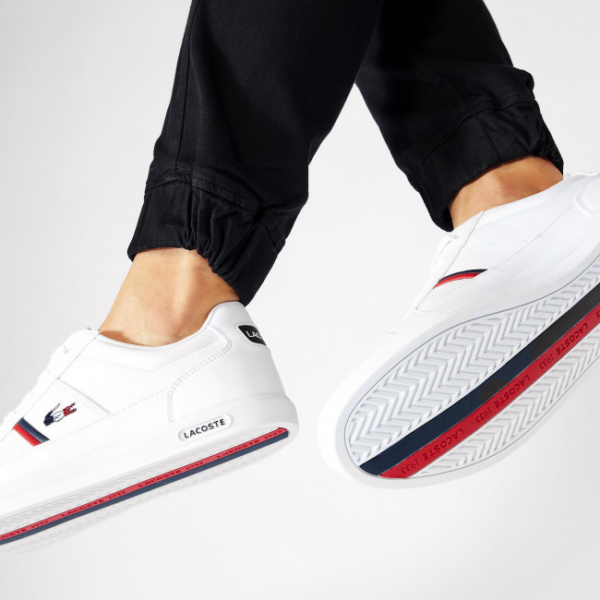 Giày Lacoste Men's Europa Leather 'Tricolour' 7-39SMA0031407 - Ảnh 3