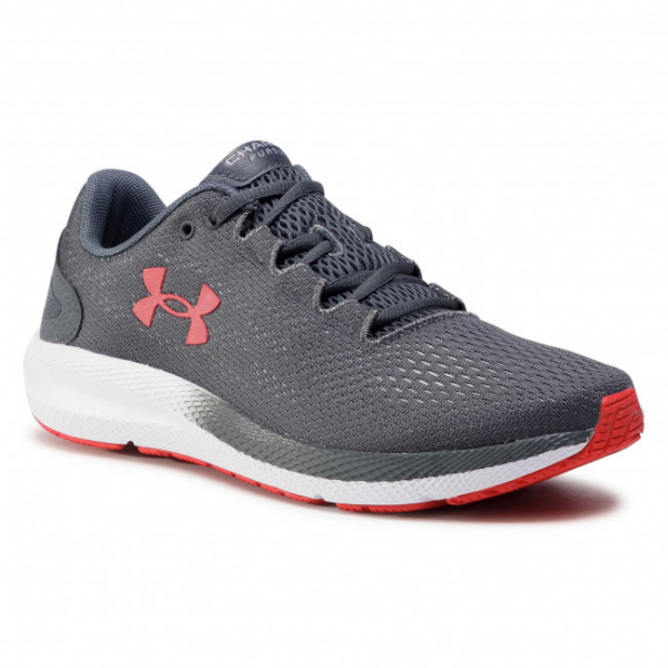 Giày Under Armour Charged Pursuit 2 'Pitch Grey Red' 3022594-103 - Ảnh 4