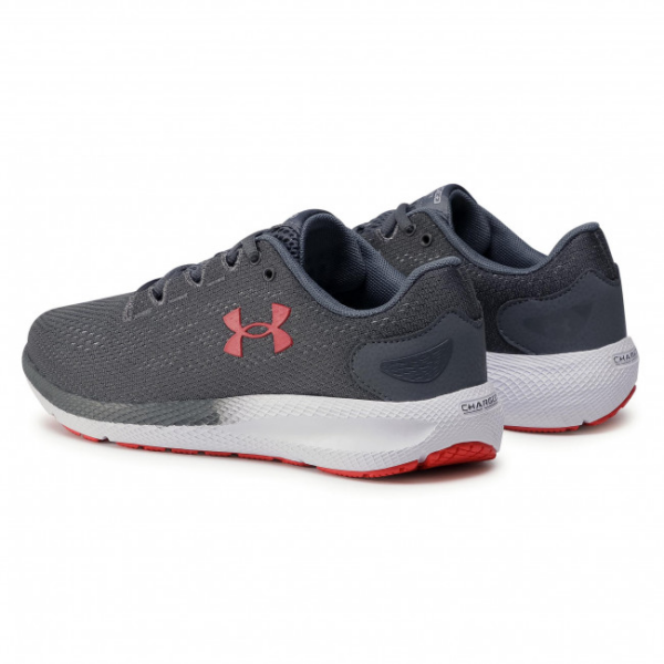 Giày Under Armour Charged Pursuit 2 'Pitch Grey Red' 3022594-103 - Ảnh 3