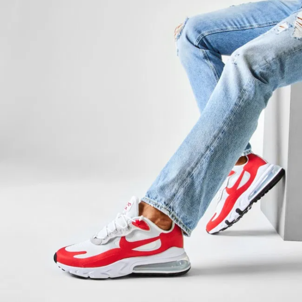 Giày Nike Air Max 270 React Air Max 1 'University Red' CW2625-100 - Ảnh 2