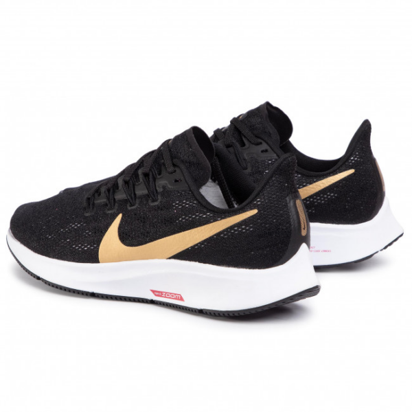 Giày Nike Wmns Air Zoom Pegasus 36 'Black Metallic Gold' AQ2210-008 - Ảnh 3