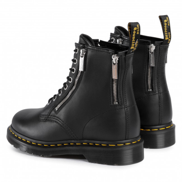 Giày Dr. Martens 1460 Zip Nappa Amphibious Black 26103001 - Ảnh 6