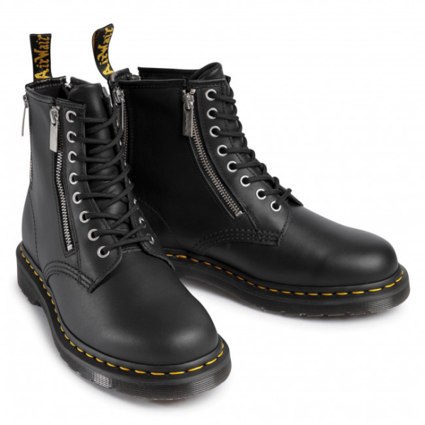 Giày Dr. Martens 1460 Zip Nappa Amphibious Black 26103001 - Ảnh 5