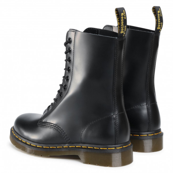 Giày Dr. Martens 1490 Smooth Leather Mid Calf Boot 'Black' 11857001 - Ảnh 4