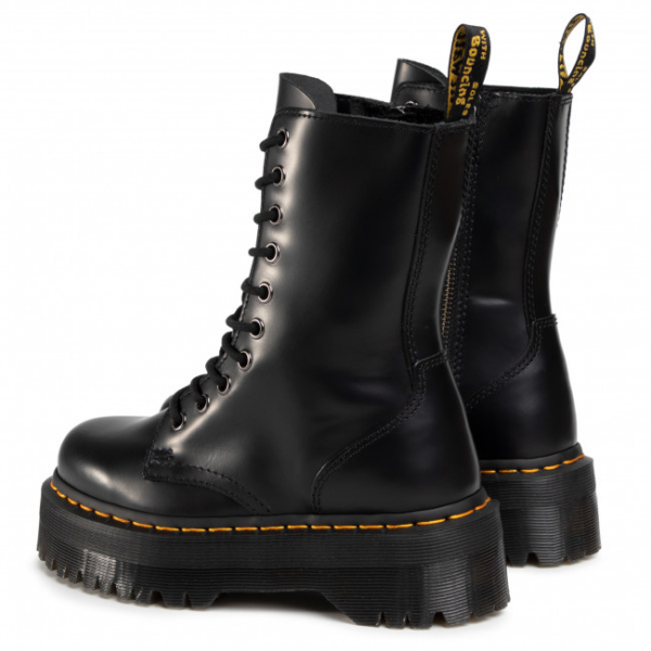 Giày Dr. Martens Jadon Hi Smooth Leather Black 25565001 - Ảnh 4