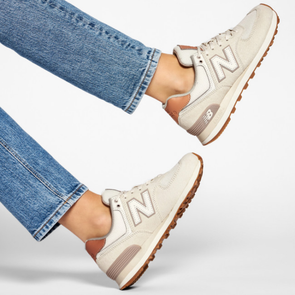 Giày New Balance Wmns 574 'Faded Mahogany' WL574BCV - Ảnh 2
