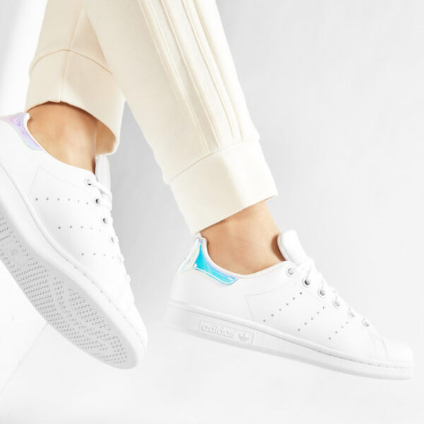 Giày Adidas Stansmith Primegreen J 'Hologram' FX7521 - Ảnh 2