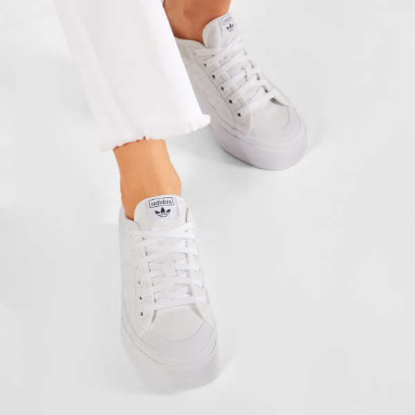 Giày Adidas Wmns Nizza Platform 'Triple White' FV5322 - Ảnh 4