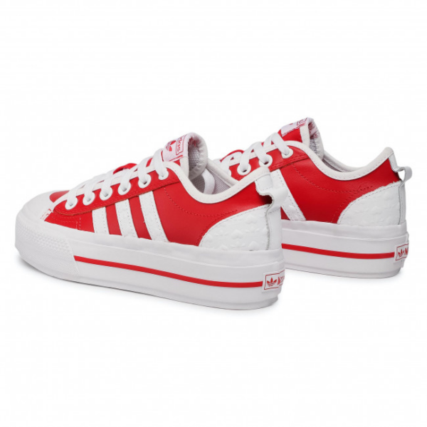 Giày Adidas Wmns Nizza RF Platform 'Heart Embossed Scarlet' FZ1841 - Ảnh 4