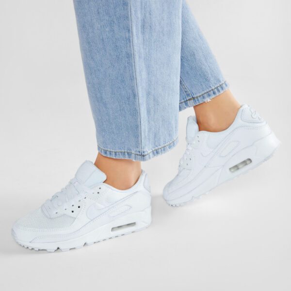 Giày Nike Wmns Air Max 90 Twist 'Triple White' CV8110-100 - Ảnh 2