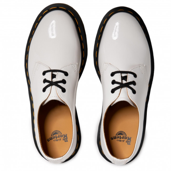 Giày Dr. Martens 1461 Patent Leather Oxford White 26754100 - Ảnh 3
