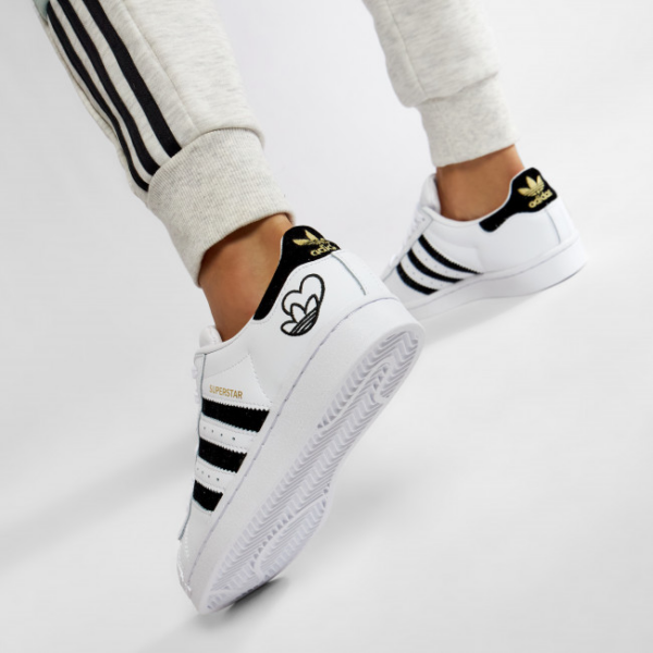 Giày Adidas Wmns Superstar 'Heart Logo White' FY4755 - Ảnh 3