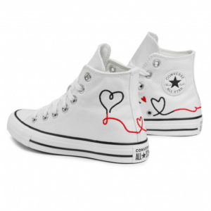 Giay Converse Chuck Taylor All Star High 'Made with Love White' 171159C