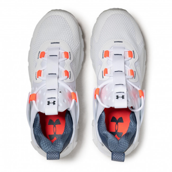 Giày Under Armour HOVR Mega MVMNT White Orange 3023594-104 - Ảnh 8