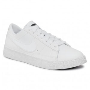 Alternative view of Giày Nike Blazer Low GS 'White' 555190-102