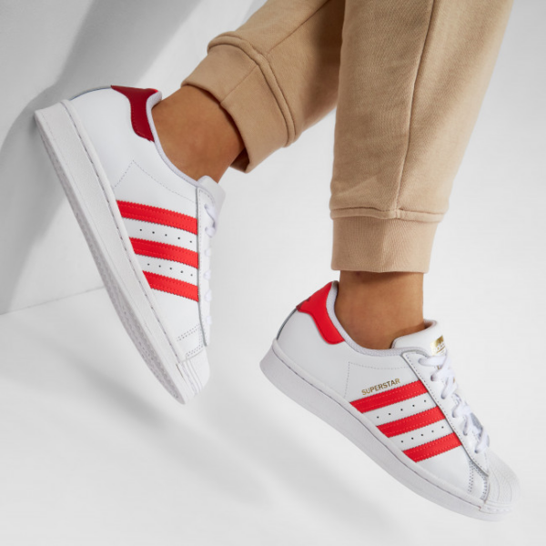 Giày Adidas Superstar 'White Red' FX5963 - Ảnh 3