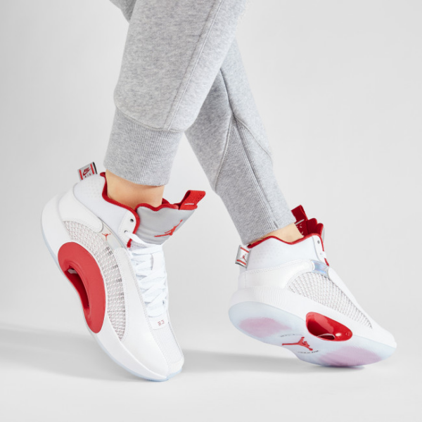 Giày Nike Air Jordan 35 GS 'White Fire Red' CQ9433-100 - Ảnh 6