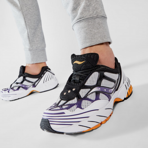 Giày Saucony Grid Web 'Purple Yellow' S70466-5 - Ảnh 2