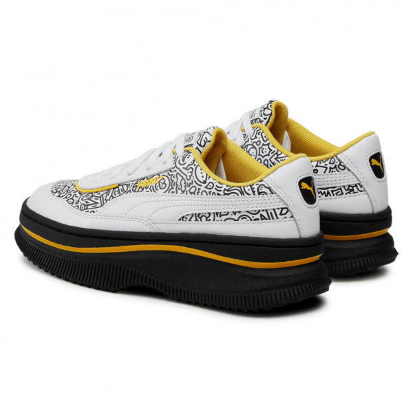 Giày Puma x Mr Doodle Deva 'White Yellow' 374221-01​ - Ảnh 4