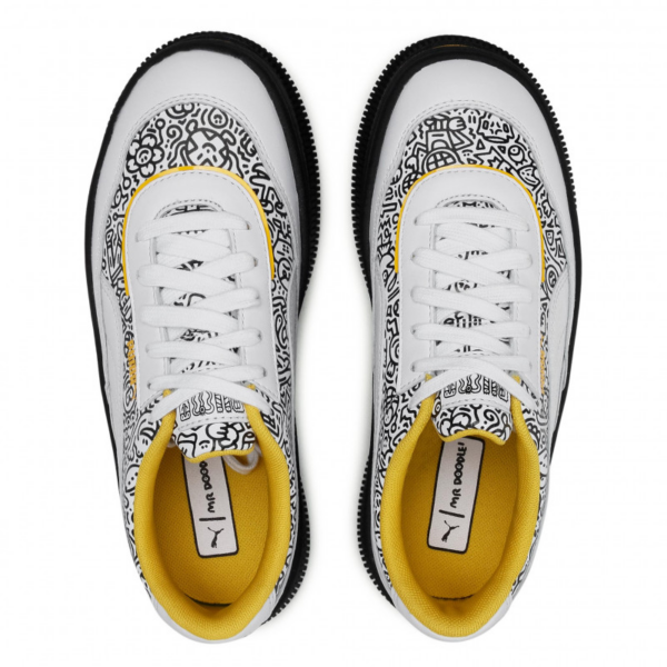 Giày Puma x Mr Doodle Deva 'White Yellow' 374221-01​ - Ảnh 5