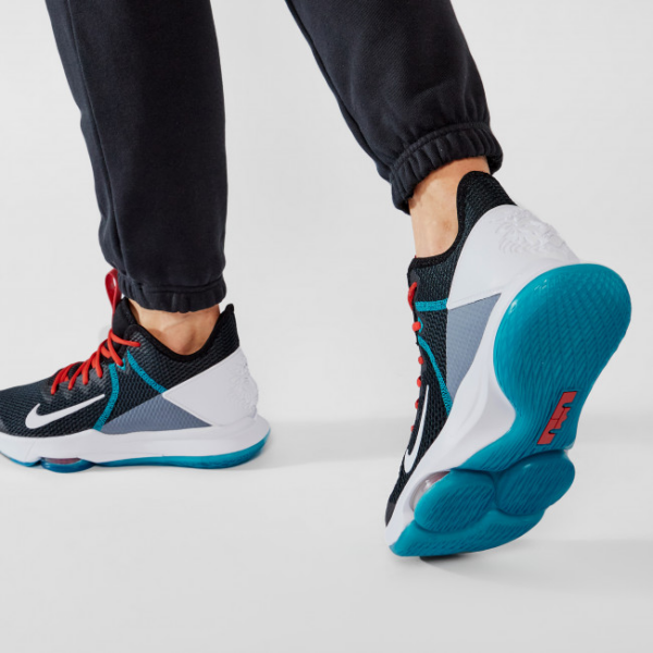 Giày Nike LeBron Witness 4 'Black Red Glass Blue' BV7427-005 - Ảnh 7