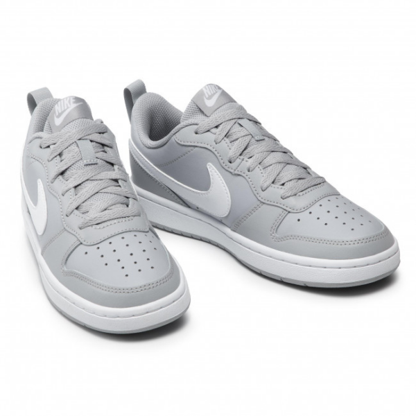 Giày Nike Court Borough Low 2 Grey (GS) BQ5448-008 - Ảnh 2