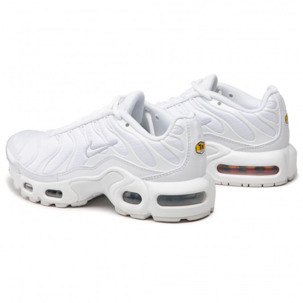 Giày Nike Air Max Plus GS 'White Metallic Silver' CW7044-100 - Ảnh 6