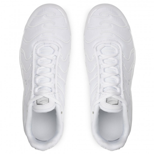 Giày Nike Air Max Plus GS 'White Metallic Silver' CW7044-100 - Ảnh 8